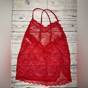 Auden Red Lace Chemise